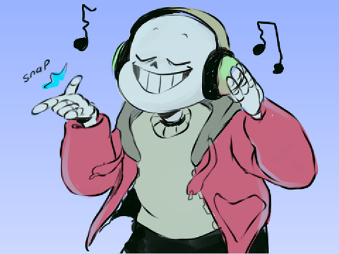what is sans listening to? remix