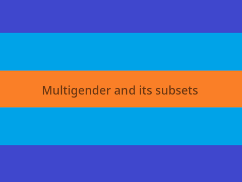 Multigender and its subsets