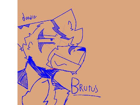 I forgot that I can draw like this- (Ft. Brutus)