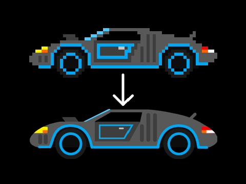 Vector car