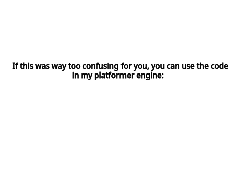 how to make a platformer engine