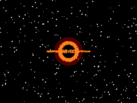 Black hole simulation v.0.93