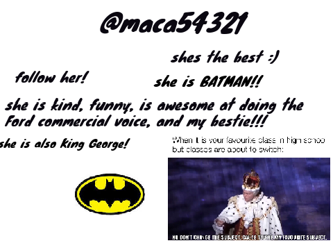 FOLLOW HER!!! @maca54321