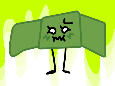 Painted Band-Aid Vomit Green