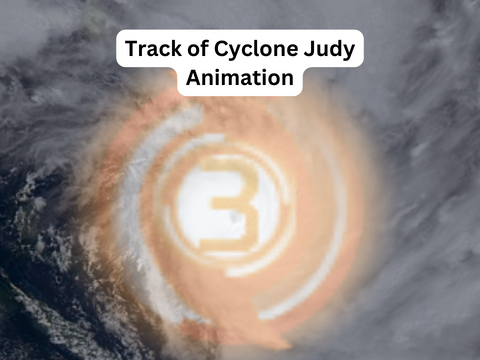 Cyclone Judy Track Animation