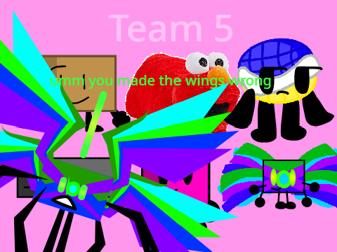 YOU MADE THE WINGS WRONG