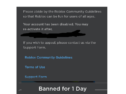 I got banned?