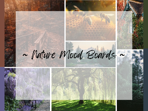 ~ Nature Mood Boards ~