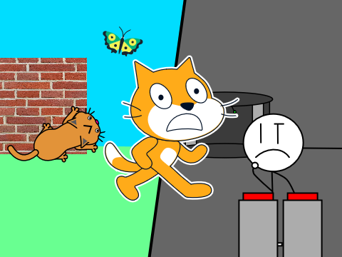 How scratch cat was made.