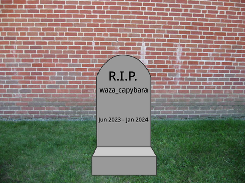R.I.P. waza_capybara | Banned from Scatch