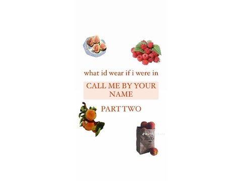 ═ ʚ what id wear if i were in call me by your name (pt2) !! ɞ ═
