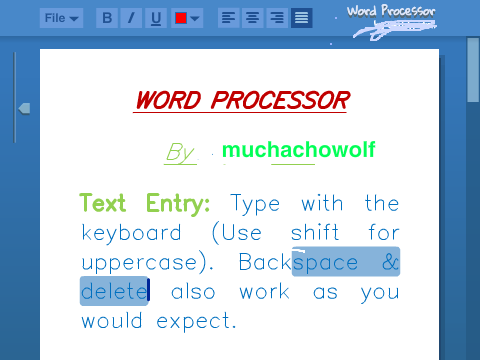 Word Processor v3.6.1