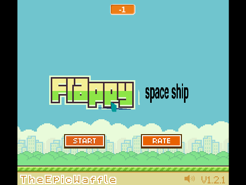 Flappy space ship