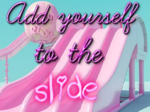 ᴬᵈᵈ ʸᵒᵘʳˢᵉˡᶠ ᵗᵒ ᵗʰᵉ ˢᵉᶜʳᵉᵗ ˢˡⁱᵈᵉ!