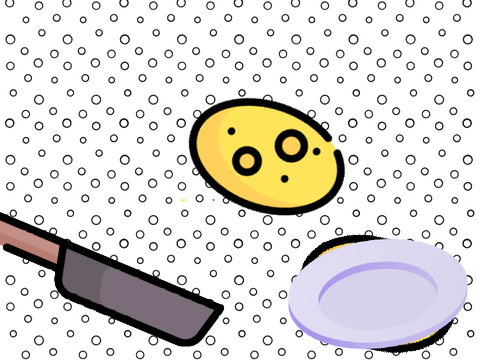 flipping pancakes