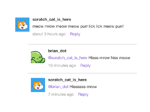 Stuff that happens to me on scratch