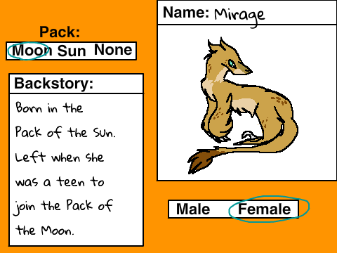 Velociraptor RP template- Mirage