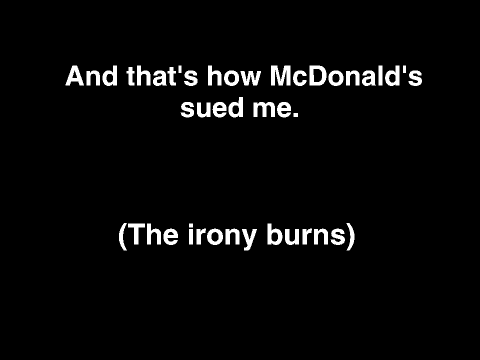When I Go to McDonald's...