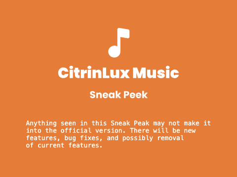 Music | CitrinLux Sneak Peeks