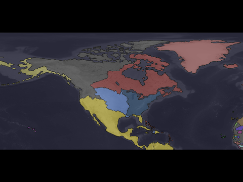 Map of North America in 2024