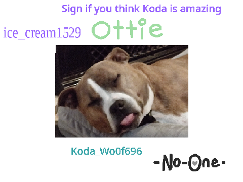 Sign if you think Koda is amazing! remix remix