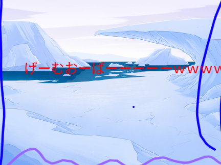 雪玉よけゲーム