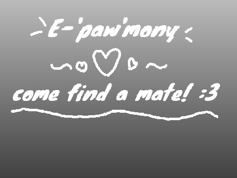// E-'paw'mony \\ (Mate-finder)