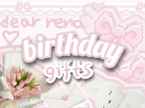 ୨୧⸝⸝﹕bday gift ideas ⋆ˊˎ-