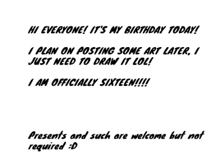 HAPPY BIRTHDAY!!!