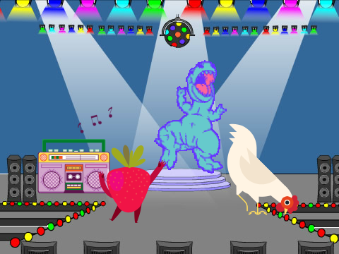 fête disco