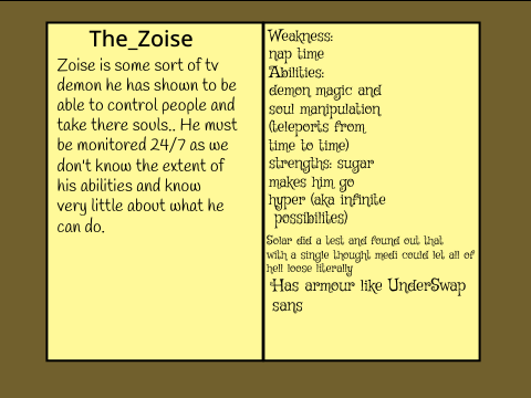 The weird files rest of my info