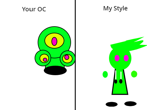 I redrew your OC