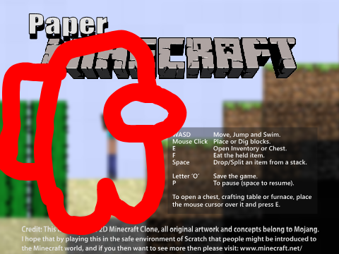Minecraft but sus