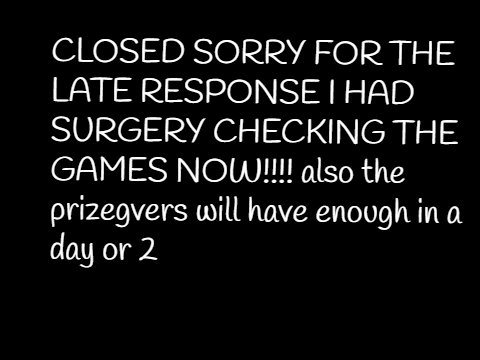 (CLOSED) 80+ Follower Game Contest!!!