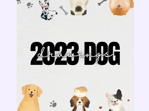 My dog drawings in 2023