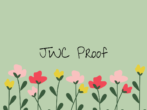 ⚘ JWC Proof ⚘