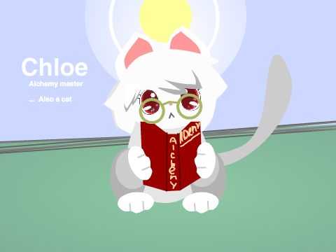 Chloe: The Alchemy kitten???