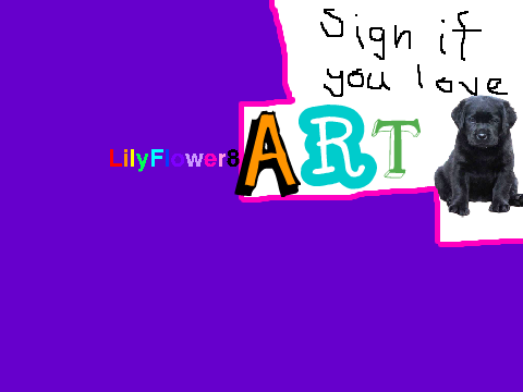 Sign if you love art