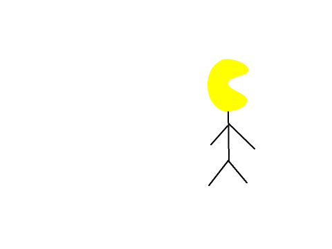 pacman grows a body