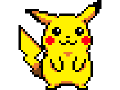 Pikachu Pixel Art
