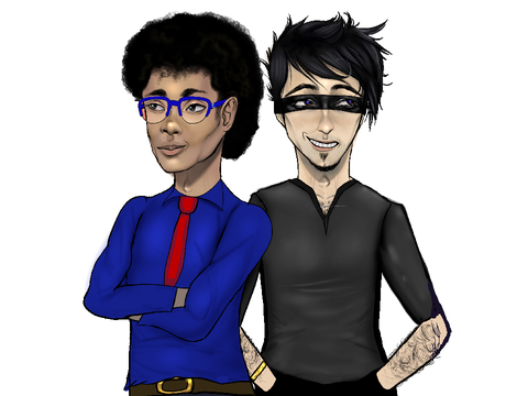 Super Elias and Nightcat! HAPPY BIRTHDAY NIGHTCAT!!!