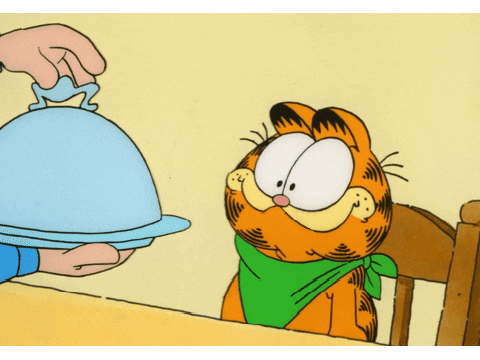 Garfield Loves His Lasagna
