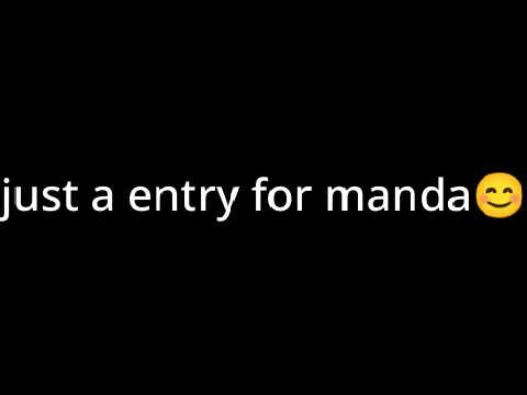 #21 // my entry :D