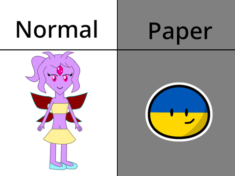 Give Me Your OC And I'll Turn you Into Paper Styled remix