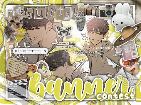 ໒୧﹕results Ꮺ banner contest .❔