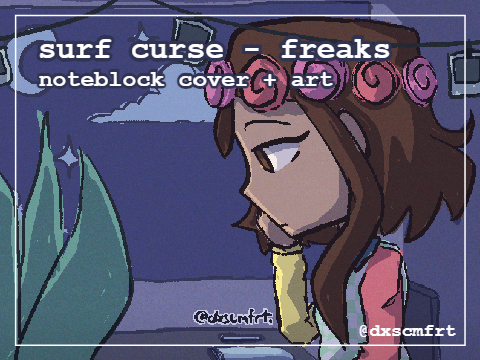 freaks : noteblock cover / oc art