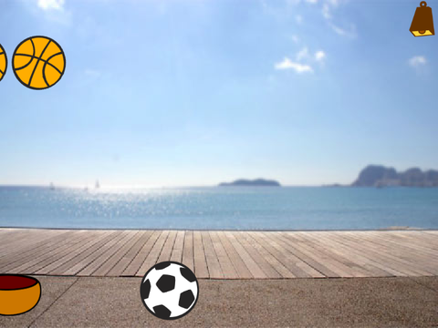 coge los balones de basquet