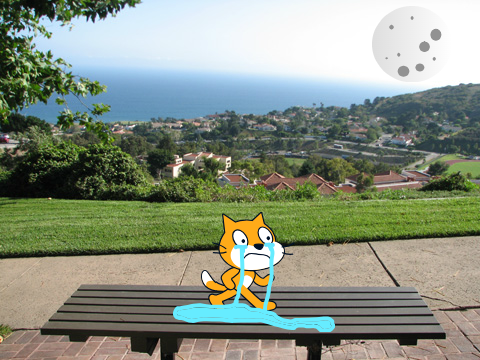 SCRATCH CAT KICKS A BALL ___ ANIMATION