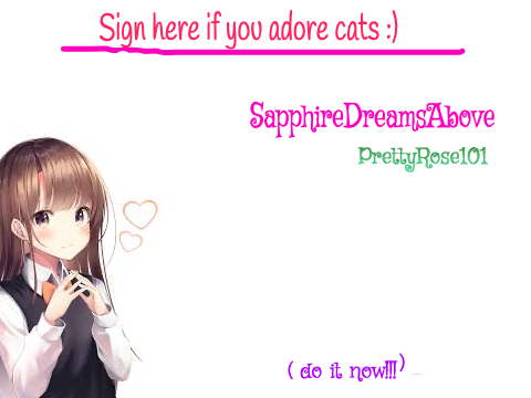 Sign here if you adore cats!!! remix