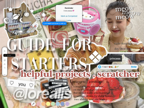 guide for starters , helpful scratchers
